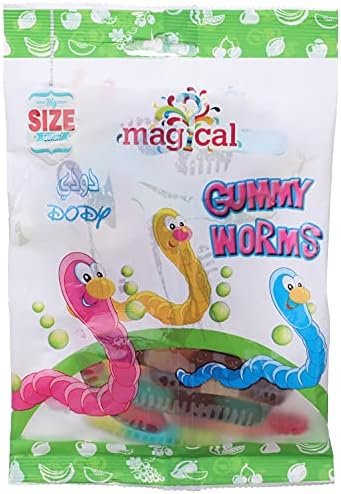 MAGICAL GUMMY WORMS DODY 12PCS-img