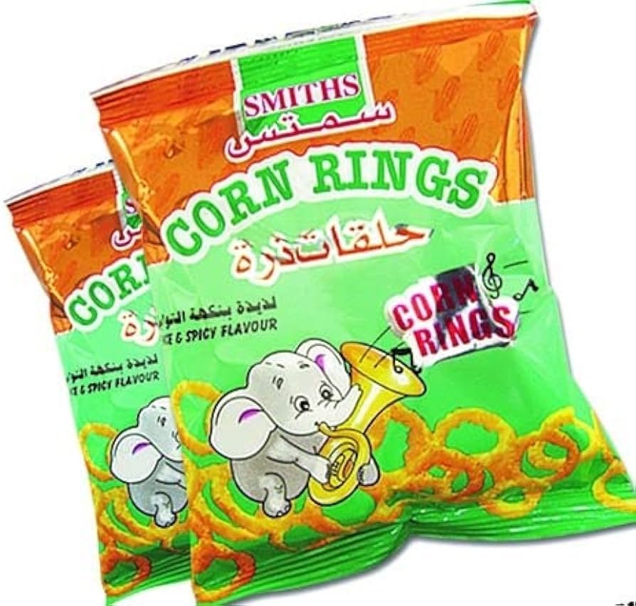 SMITH CORN RINGS BAKED NOT FRIED HOT AND SPICY FLAVOUR ,16G-img
