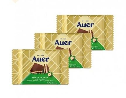 Auer snak wafer milk hazelnut 5X25g-img