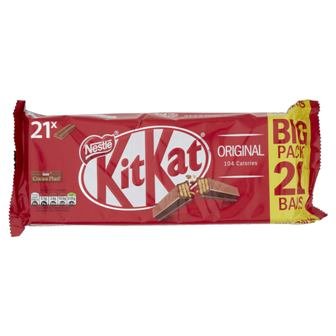 KITKAT 2 Finger Original Chocolate Biscuit 21 Bars-img