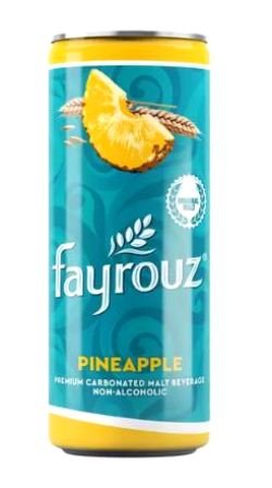 Fayrouz Malt Beverage Pineapple Can 330 ml-img