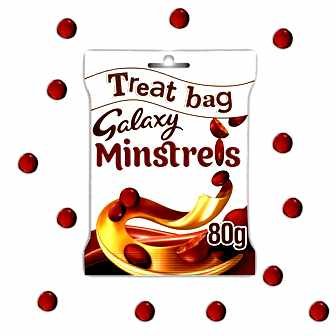 Galaxy Minstrels Chocolate Treat Bag 80g-img