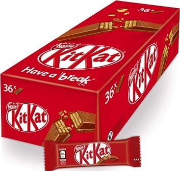 Nestle Kitkat 2 Finger Milk Chocolate Wafer Bar 20.5G (36 Pieces)-img