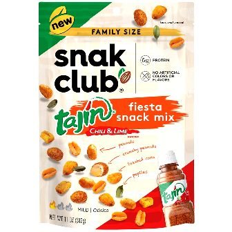 Snak Club Tajin Seasoned Candy Peach Rings 113G-img