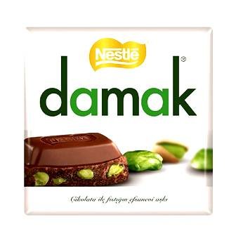 Nestle Damak Milky Chocolate With Pistachios - 60 gr-img