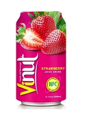 Vinut Strawberry Fruit Juice With Pulp 330 ML-img
