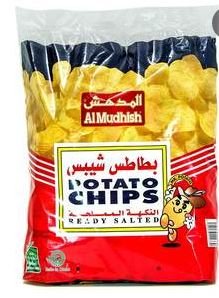 Al Mudhish Potato Chips  Salted 24 x 15g-img