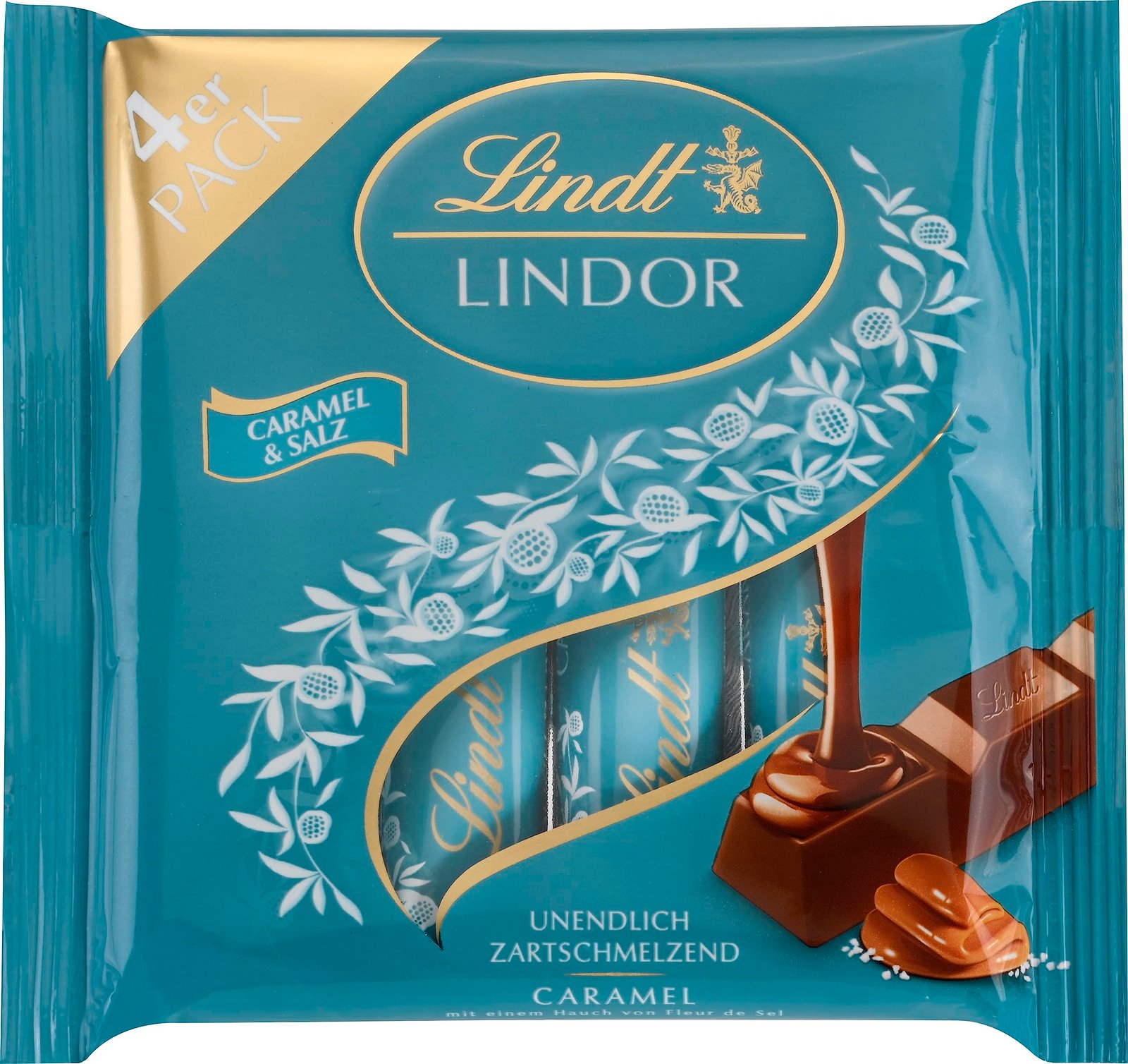 LINDT LINDOR CARAMEL&salz 4*25g-img