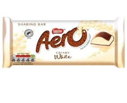 Nestle  Aero White Chocolate Sharing Bar 90g-img