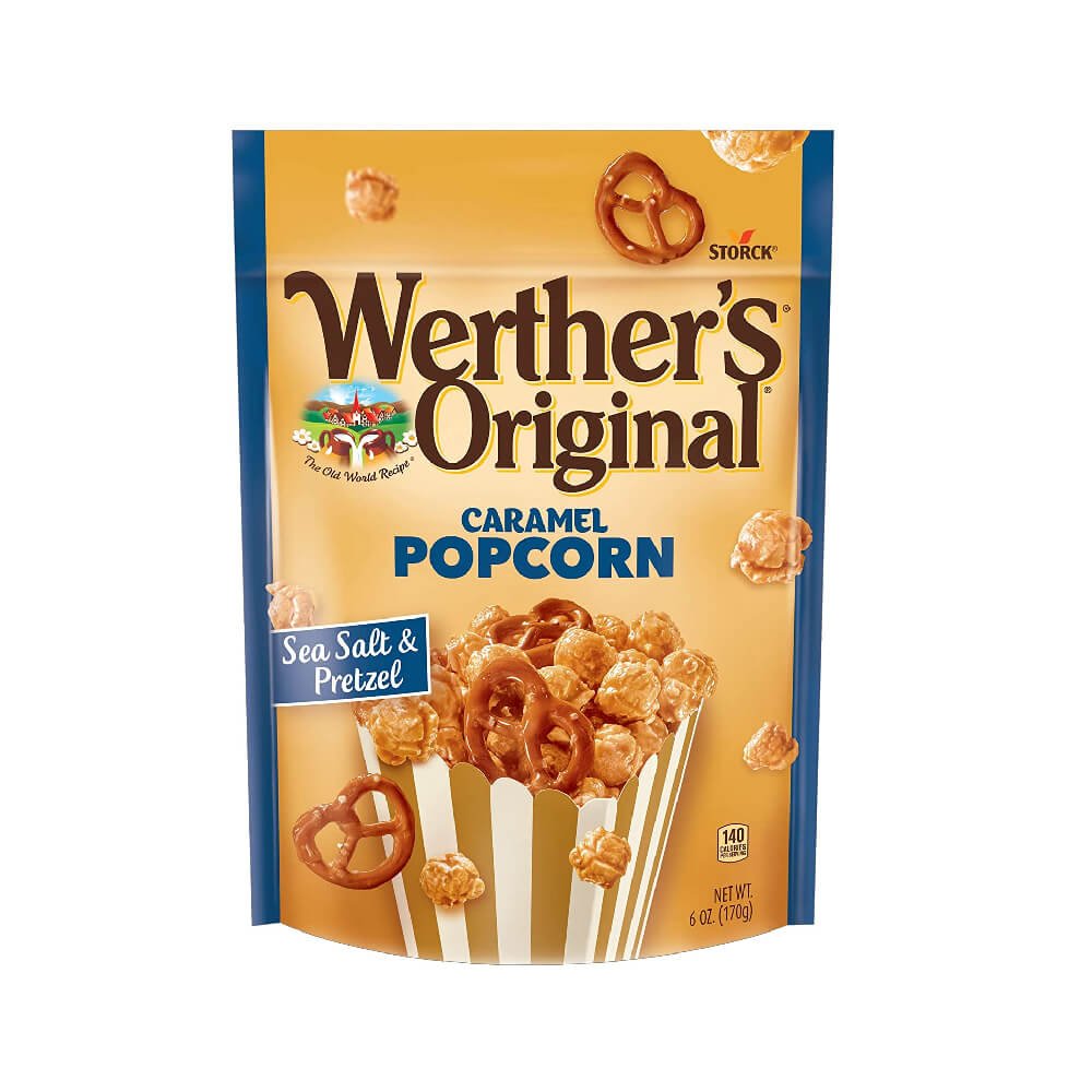WERTHERS ORGINAL CARAMEL POPCORN SEA SALt&PRETZEL 140G-img