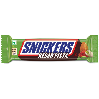 Snickers  Kesar Pista Nougat & Caramel Chocolate Bar 24g-img