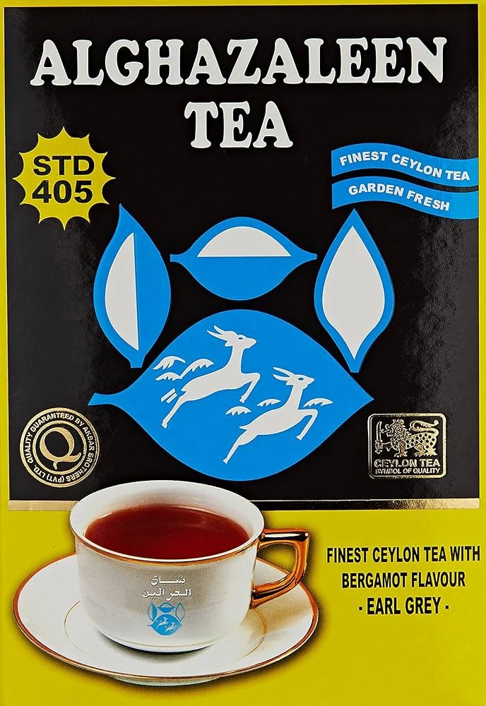 ALGHAZALEEN TEA FINEST CEYLON TEA GARDEN FRESH BERGAMOT FLAVOUR EARL GTEY 500,G-img