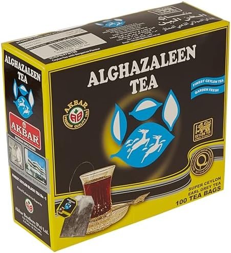 ALGHAZALEEN TEA SUPER CEYLONEARL GREY TEA 100 TEA BAGS-img