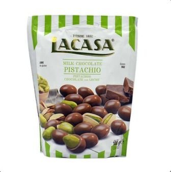 Lacasa Milk Chocolate Pistachio 100g-img