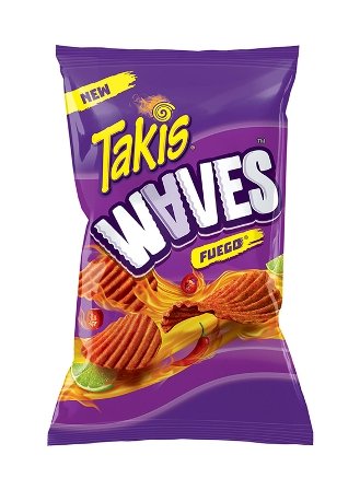 Takis Waves Fuego, Hot Chili Pepper and Lime 71g-img