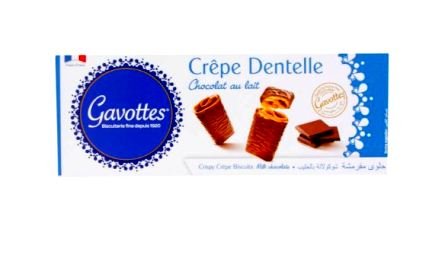 Gavottes Crispy Crepe Biscuits Milk Chocolate 90g-img