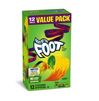 Foot Variety Snack Pack, Fruit Snacks  0.75 oz, 12 ct-img
