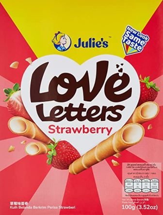 Julie'S Love Letter Strawberry Wafer 100G-img