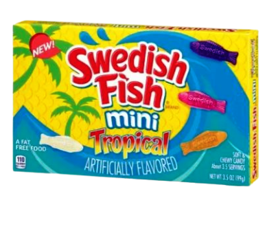 Swedish Fish Tropical Mini Theatre Box 99g-img