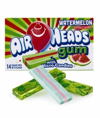 Airheads Gum Sugar Free Watermelon 34 g-img