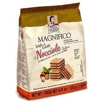 Matilde Vicenzi Magnifico Italian Crispy Hazelnut Wafer Cubes  125 g-img