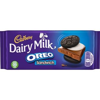 Cadbury Dairy Milk Oreo Sandwich Chocolate Bar, 96 g-img