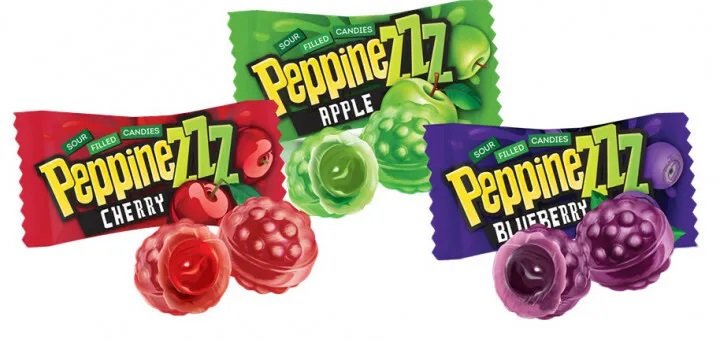 ROSHEN PEPPINEZ SOUR FILLED CANDIES 900G-img