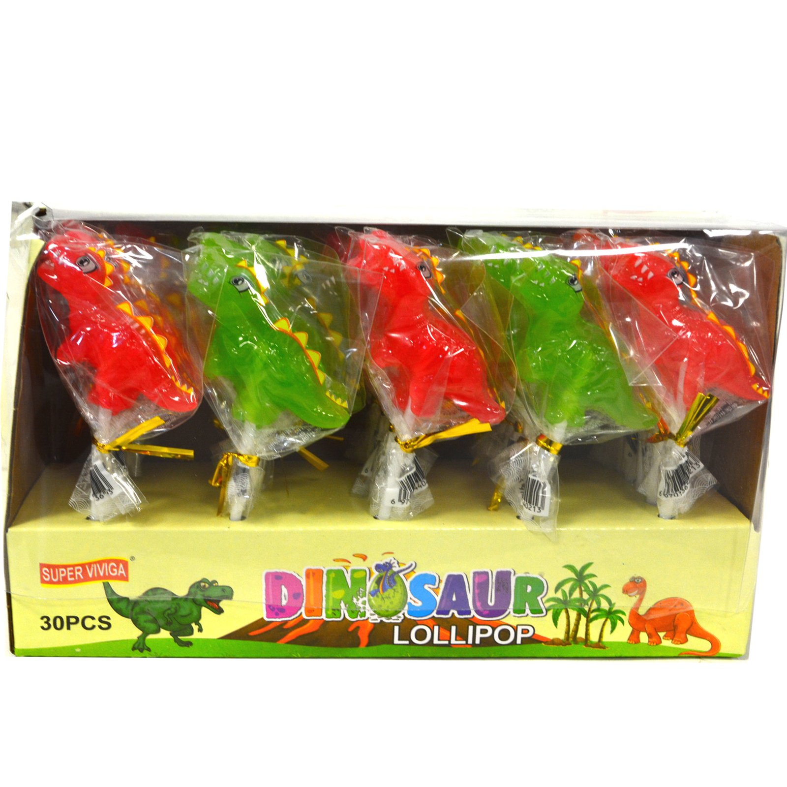 SUPER VIVIGA DINOSAUR LOLIPOP 30PCS-img