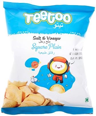 Teetoo Salt & Vinegar Square Plain Chips, 16 Gm-img