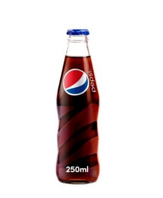 Pepsi Carbonated Soft Drink Glass Bottle 250ml-img